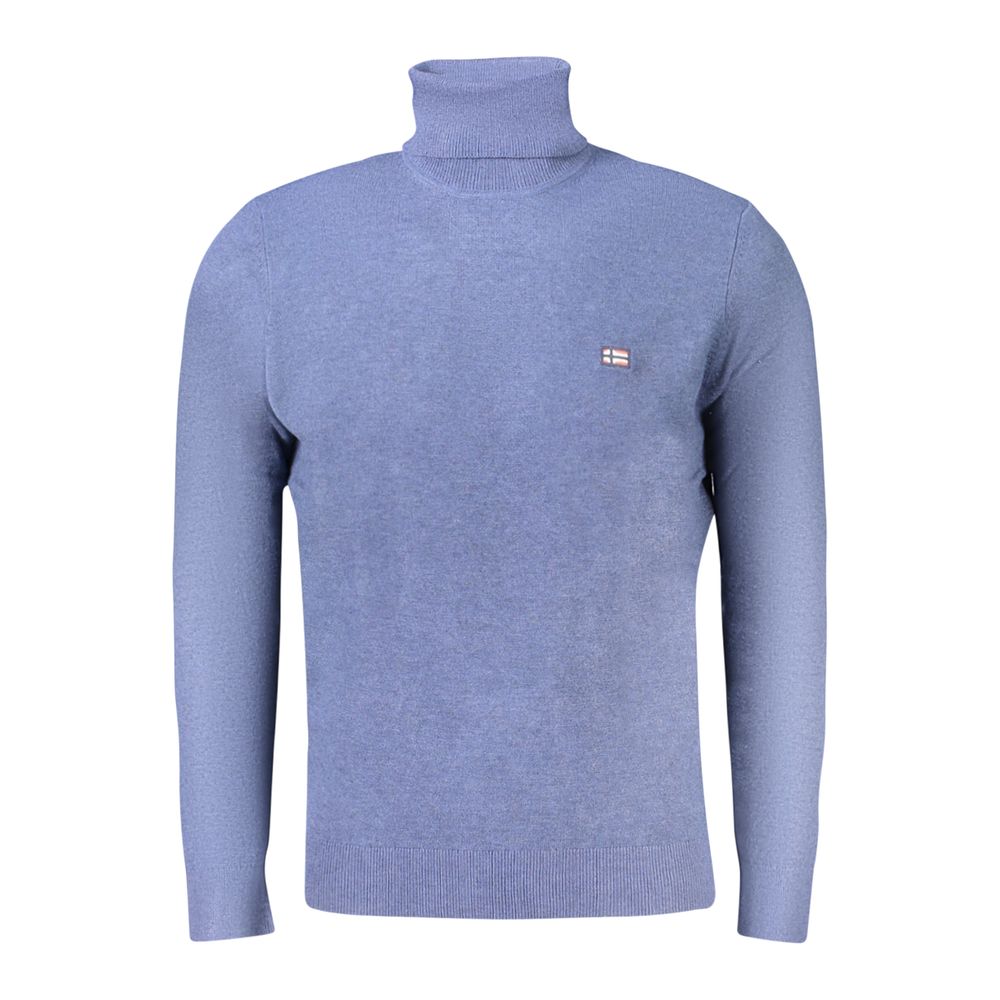 Norway 1963 Blauer Pullover aus Wolle für Männer