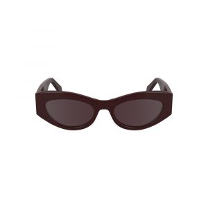 Calvin Klein Rote Acetat-Sonnenbrille für Frauen