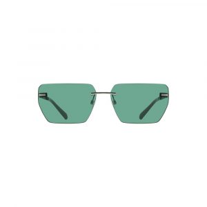 Calvin Klein Grüne Metall-Sonnenbrille für Männer