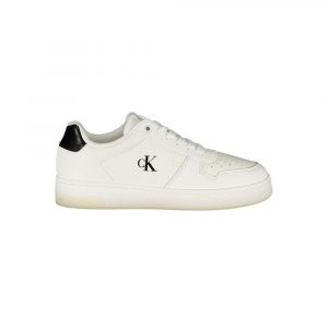 Calvin Klein Weißes Leder Damen Sneaker