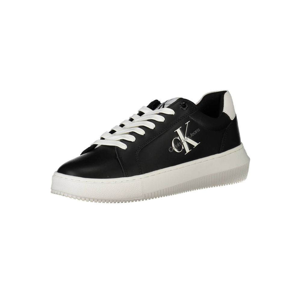 Calvin Klein Schwarzer Polyester Damen Sneaker