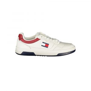 Tommy Hilfiger Weißes Leder Herren Sneaker