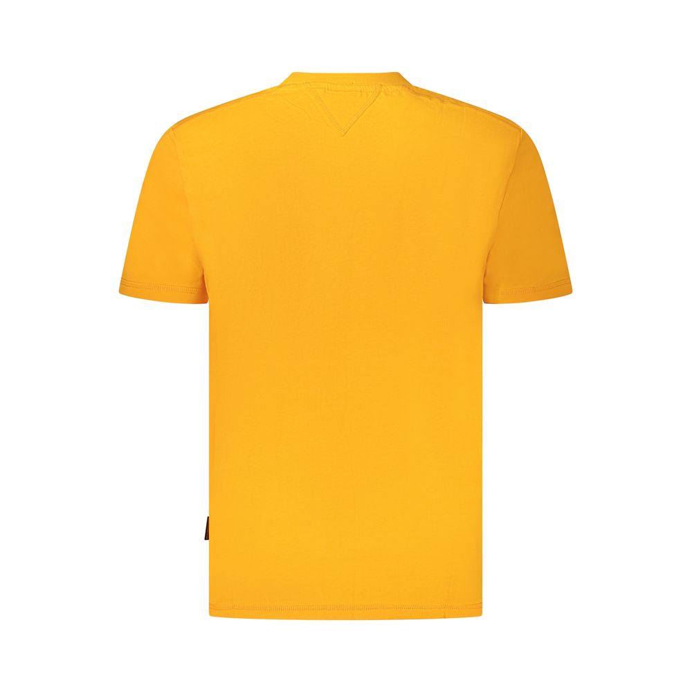 Napapijri Orange Baumwolle Männer T-Shirt – Bild 2