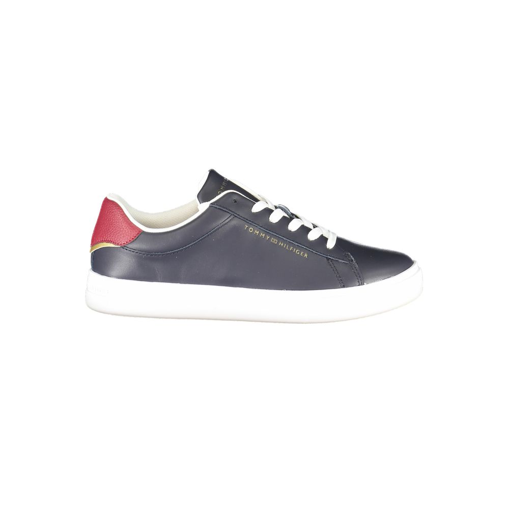 Tommy Hilfiger Blaue Leder Damen Sneaker