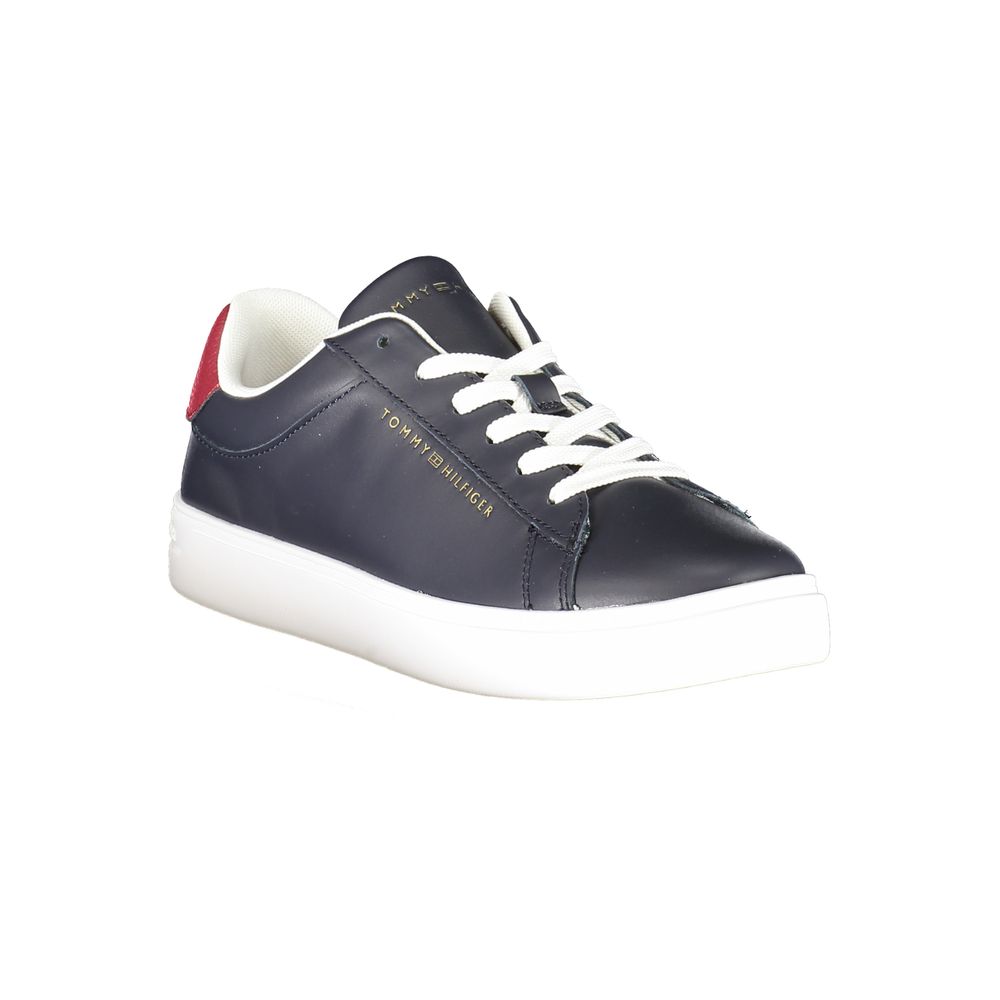 Tommy Hilfiger Blaue Leder Damen Sneaker – Bild 2