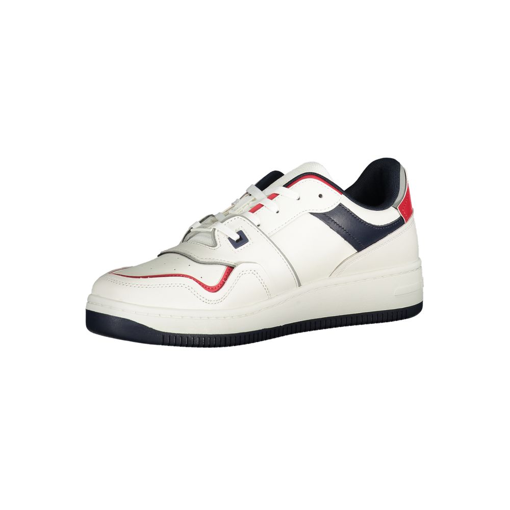 Tommy Hilfiger Weißes Leder Herren Sneaker – Bild 3