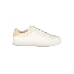 Tommy Hilfiger Beige Leder Damen Sneaker