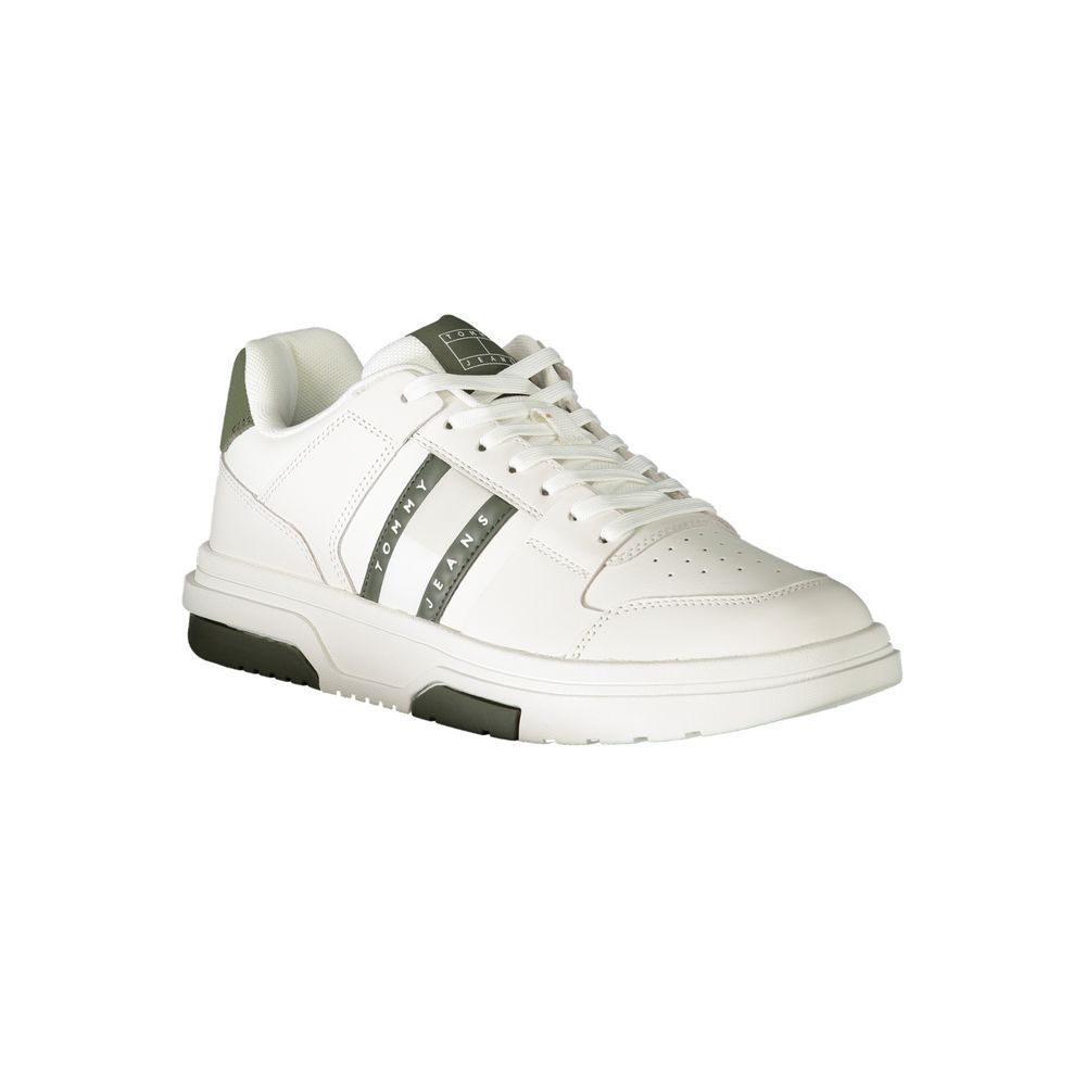 Tommy Hilfiger Weißes Polyethylen Herren Sneaker – Bild 2