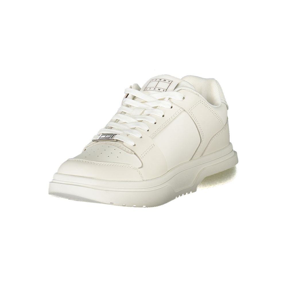 Tommy Hilfiger Weißes Leder Damen Sneaker – Bild 3