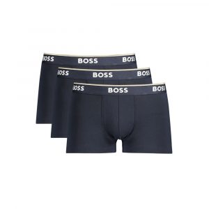 Hugo Boss Blaue Baumwolle Männer Boxer Unterwäsche