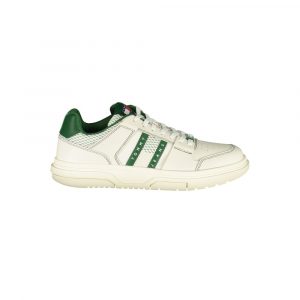 Tommy Hilfiger Grünes Leder Herren Sneaker