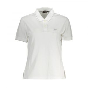 Napapijri Weißes Baumwoll-Poloshirt für Frauen