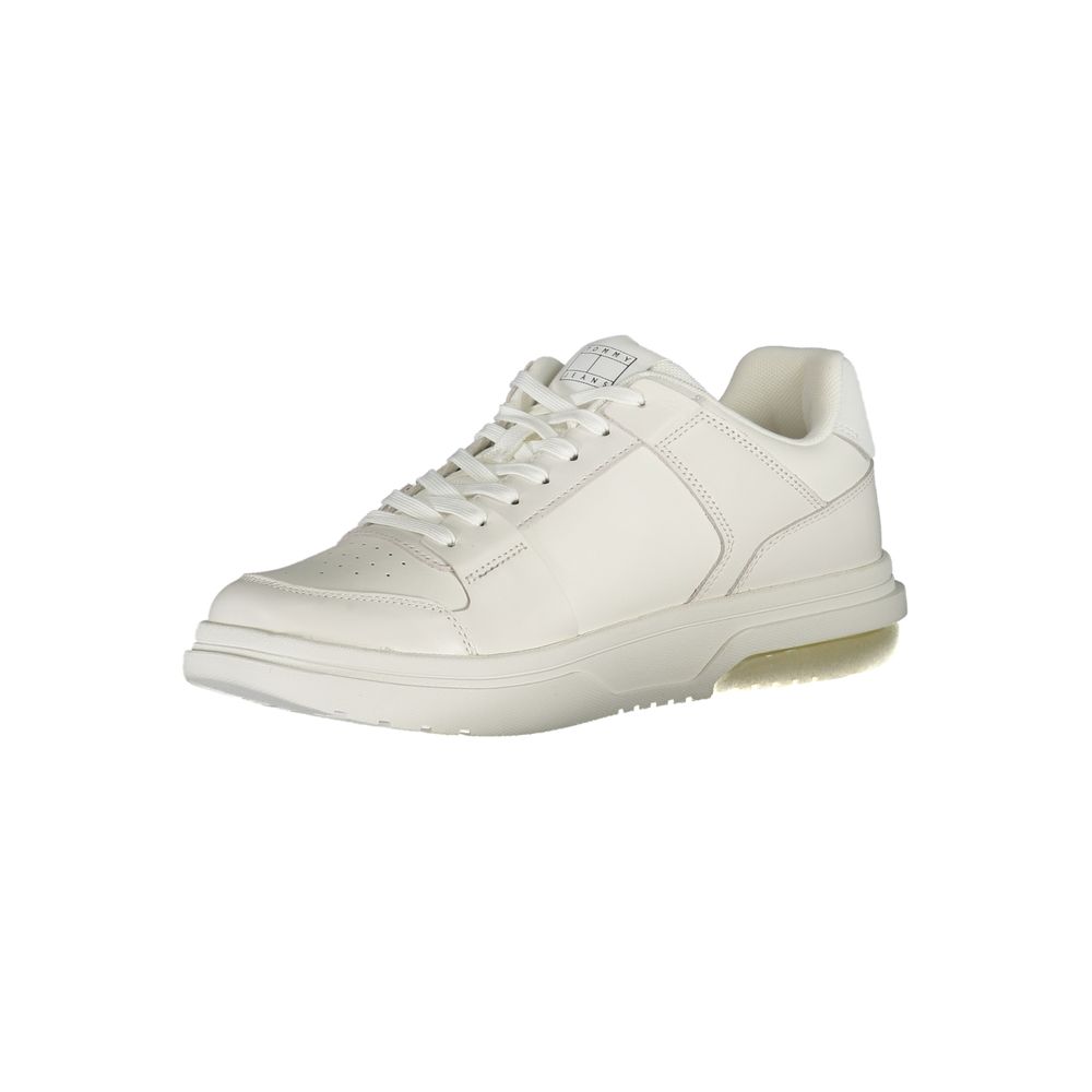 Tommy Hilfiger Weißes Polyethylen Herren Sneaker – Bild 3