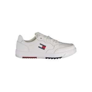 Tommy Hilfiger Weißes Polyethylen Herren Sneaker