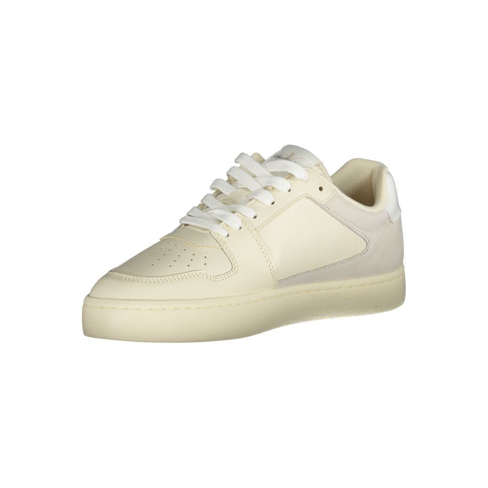 Calvin Klein Weißes Polyethylen Herren Sneaker – Bild 3