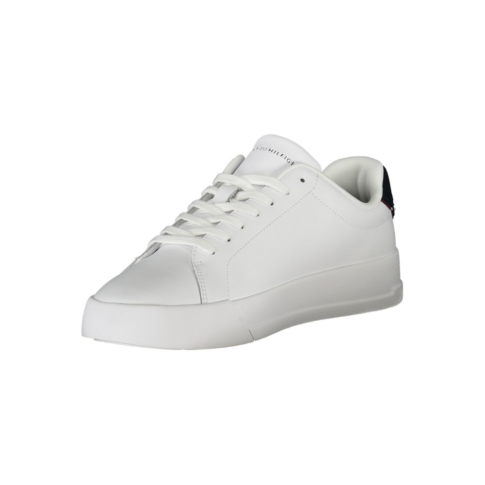 Tommy Hilfiger Weißes Polyethylen Herren Sneaker – Bild 3
