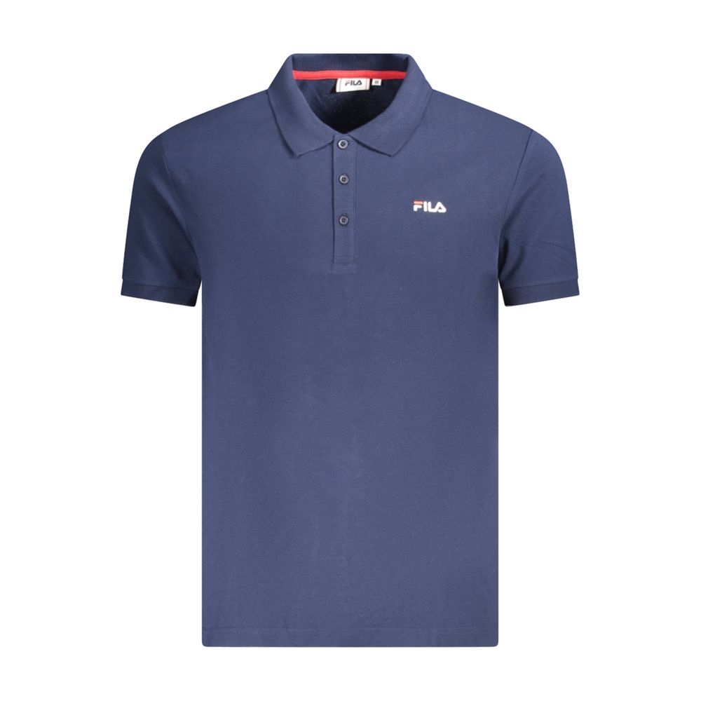 Fila Blaues Baumwoll-Poloshirt für Männer