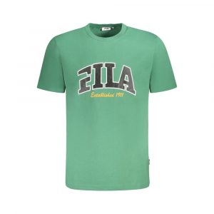 Fila Grünes Baumwolle Männer T-Shirt