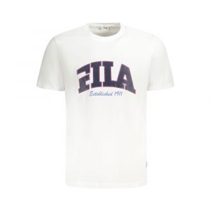 Fila Weißes Baumwolle Männer T-Shirt