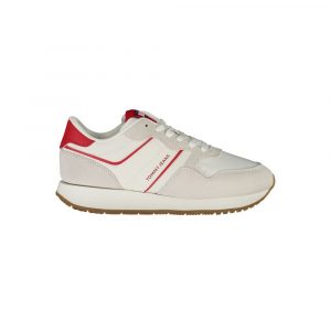 Tommy Hilfiger Rote Leder Damen Sneaker