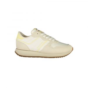 Tommy Hilfiger Beige Leder Damen Sneaker