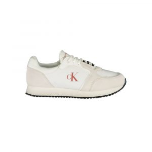 Calvin Klein Weißes Leder Herren Sneaker