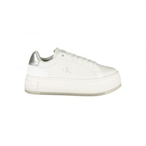 Calvin Klein Weißes Leder Damen Sneaker