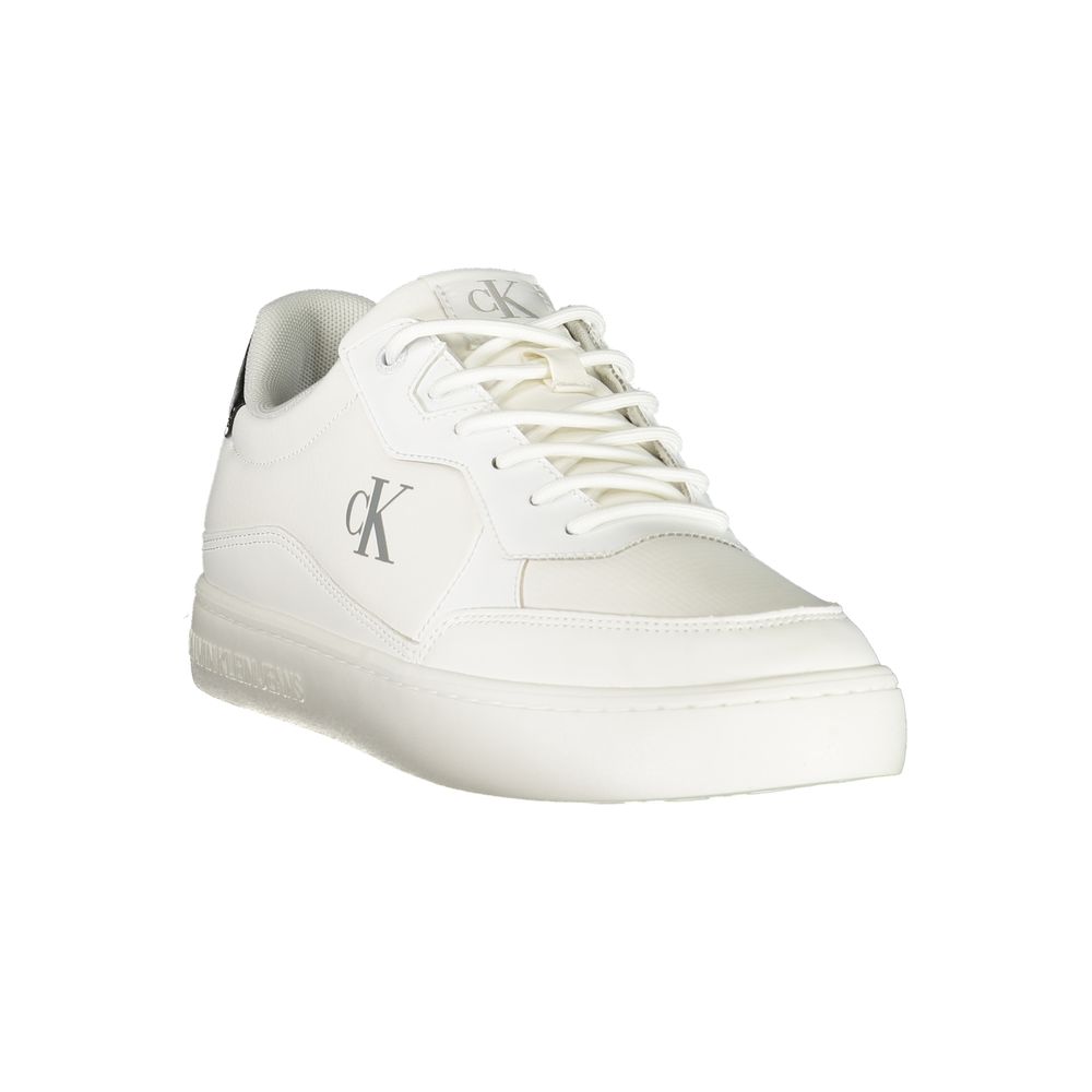 Calvin Klein Weiß Polyester Männer Sneaker – Bild 2