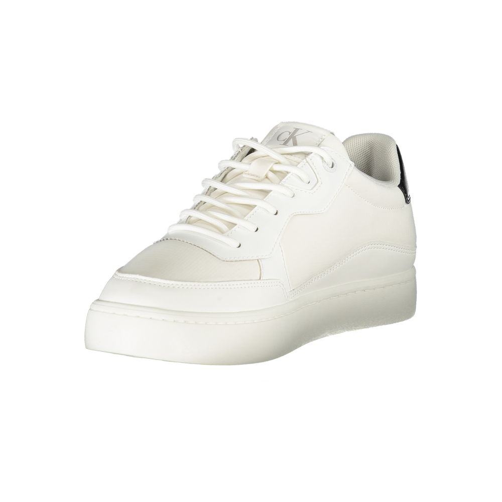 Calvin Klein Weiß Polyester Männer Sneaker – Bild 3