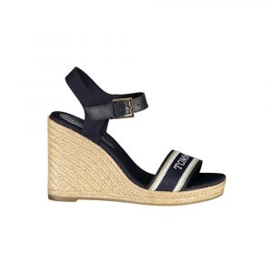Tommy Hilfiger Blaue Polyester-Sandale