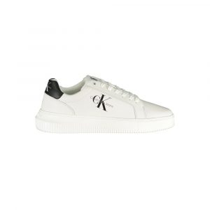 Calvin Klein Raffinierte weiße Schnürsenkel-Sneakers