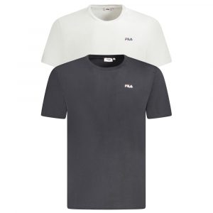 Fila Weißes Baumwolle Männer T-Shirt