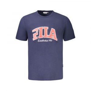 Fila Blau Baumwolle Männer T-Shirt
