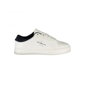 Calvin Klein Weißes Leder Herren Sneaker