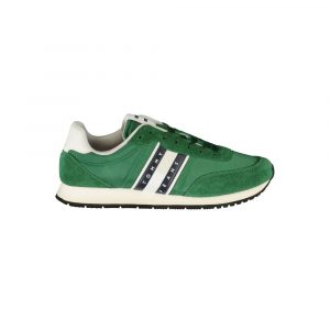 Tommy Hilfiger Grüner Polyester Herren Sneaker