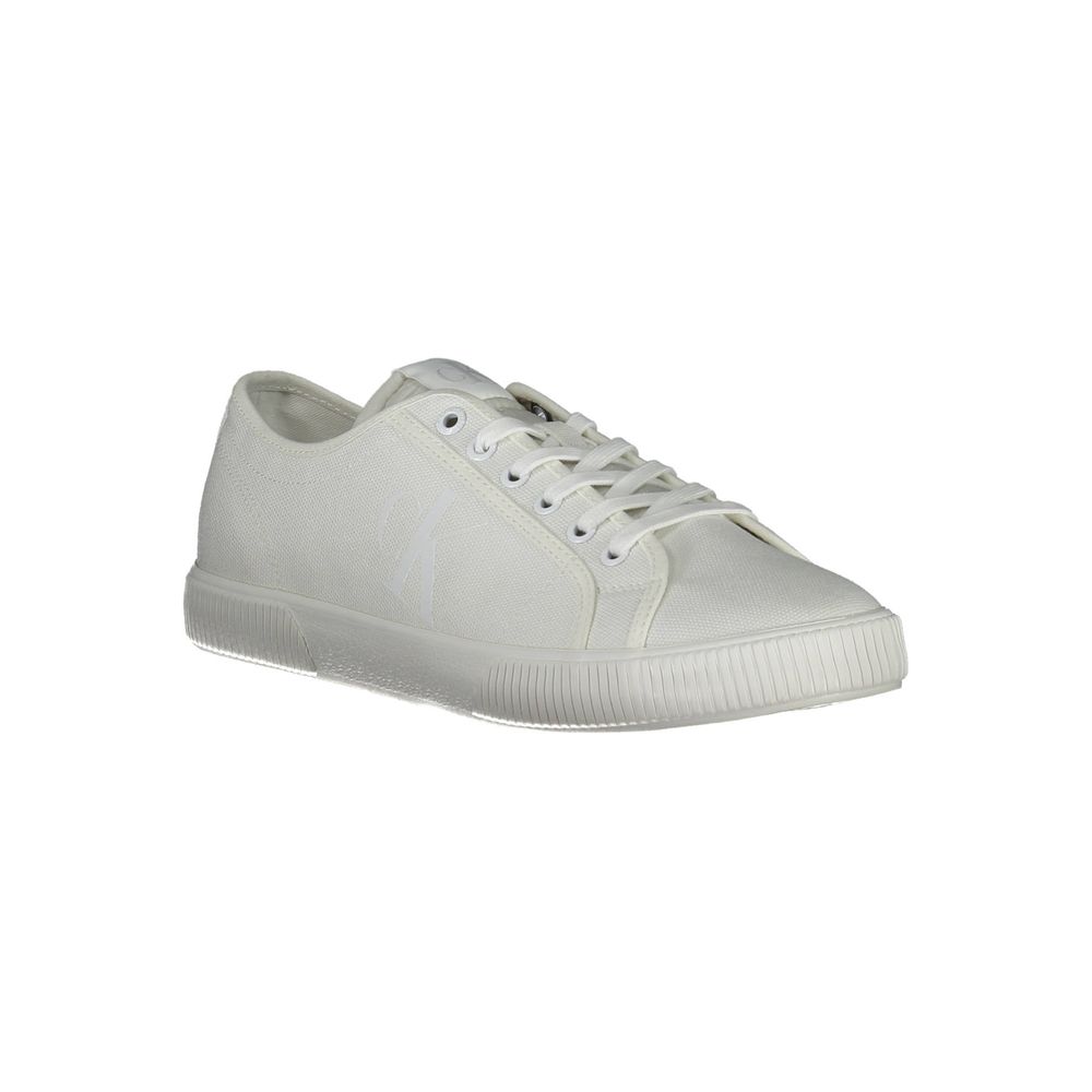 Calvin Klein Weiß Polyester Männer Sneaker – Bild 3