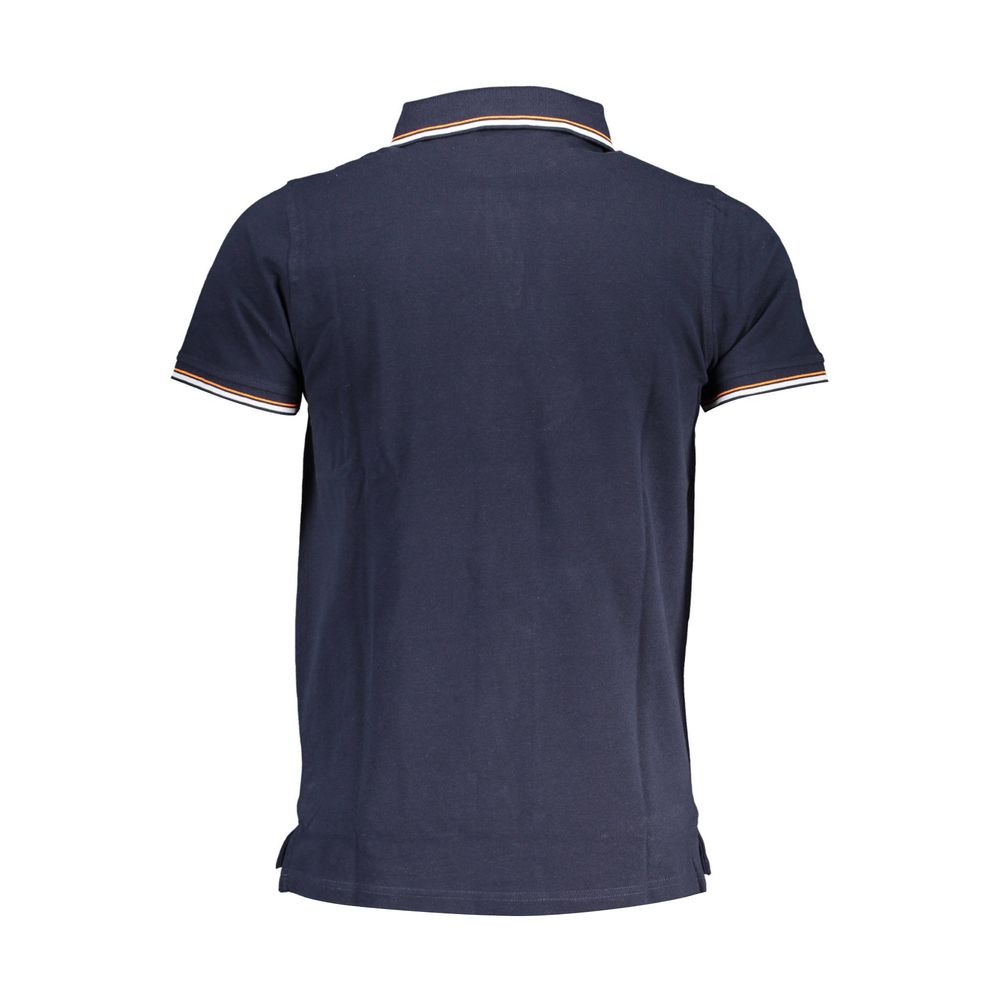 Norway 1963 Blaues Baumwoll-Poloshirt für Männer – Bild 2