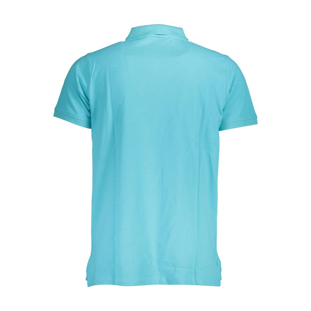 Norway 1963 Blaues Baumwoll-Poloshirt für Männer – Bild 2