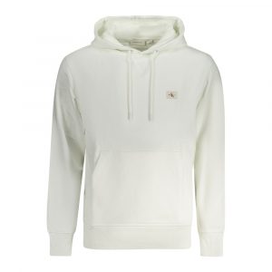 Calvin Klein Weißer Baumwollpullover