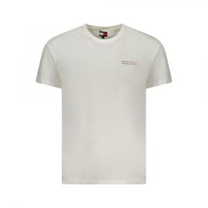 Tommy Hilfiger Weißes Baumwolle Männer T-Shirt