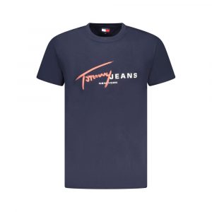 Tommy Hilfiger Blau Baumwolle Männer T-Shirt