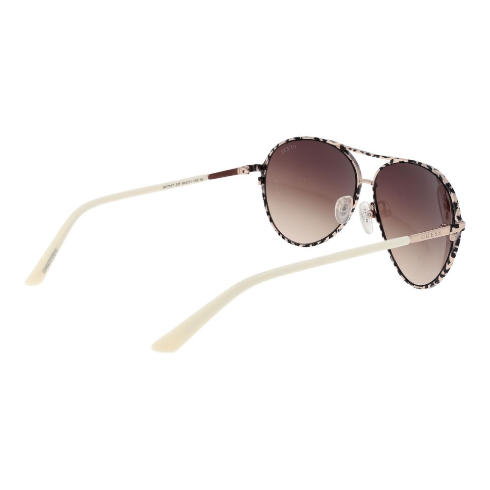 Guess Creme Frauen Sonnenbrille – Bild 3