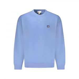 Calvin Klein Blauer Baumwollpullover für Männer