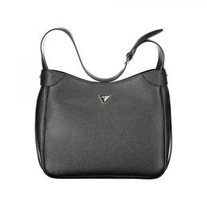 Guess Jeans Schwarze Polyethylen-Handtasche