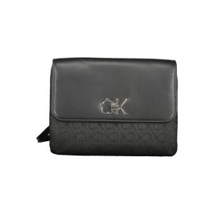 Calvin Klein Schwarze Polyester Handtasche