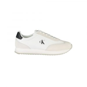 Calvin Klein Weißes Leder Herren Sneaker