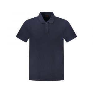Hugo Boss Blaues Baumwoll-Poloshirt