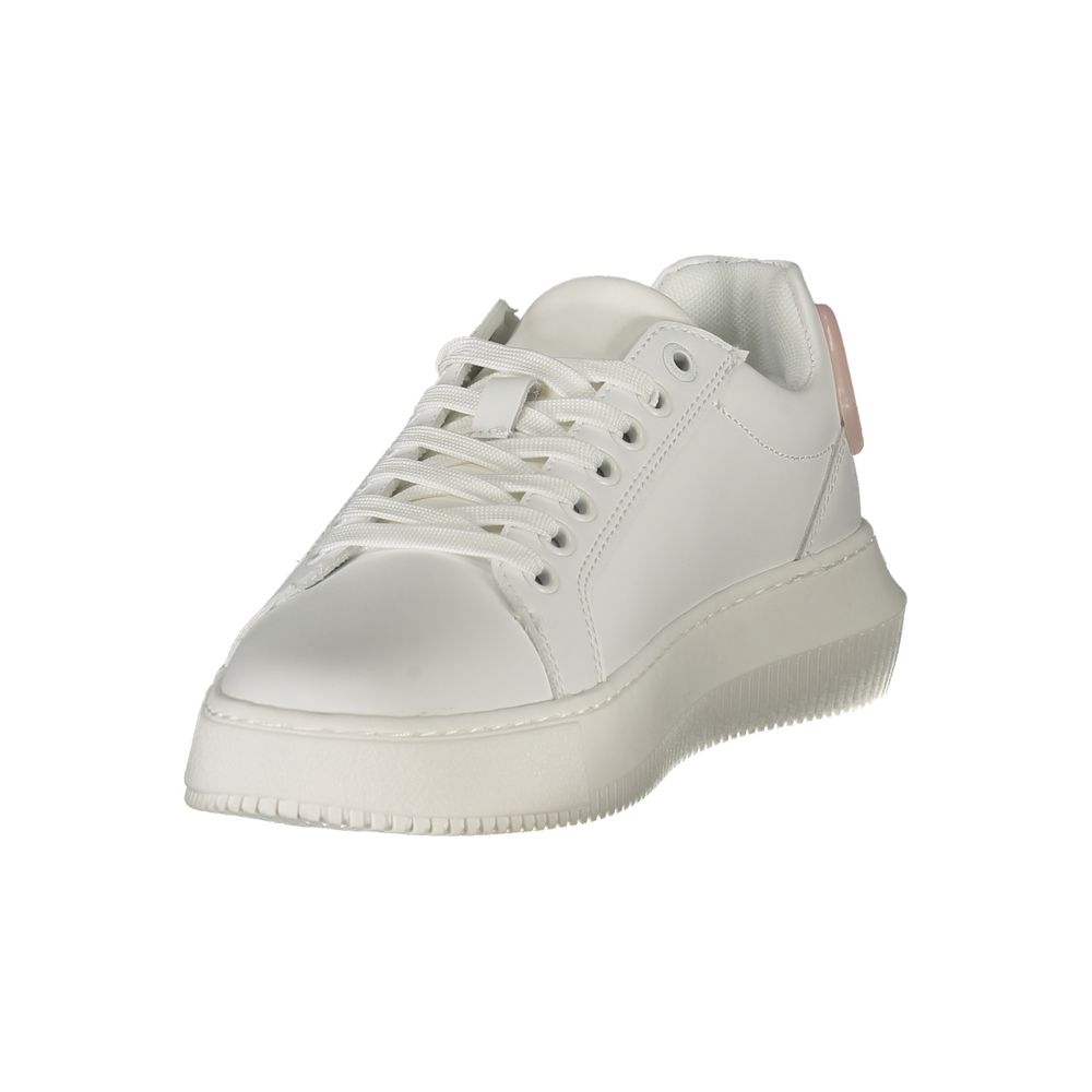 Calvin Klein Weißes Leder Damen Sneaker – Bild 3