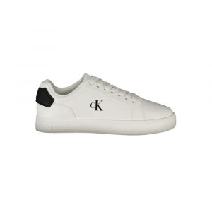 Calvin Klein Weißes Leder Herren Sneaker