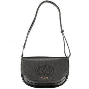 Guess Jeans Schwarz Polyethylen Frauen Handtasche
